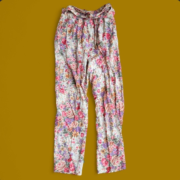 First Option Pants - Vintage pink and lavendar  Flora Pants